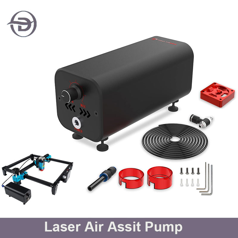 Industrial Laser Engraver - エアアシスト高速エアポンプ調整可能なエアフローレーザー彫刻機 TTS-55/Atomstack A5 Pro/Sculpfun S9 と互換性あり