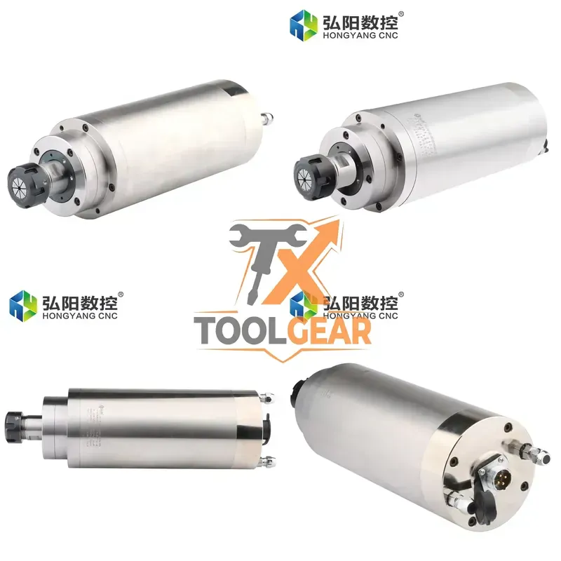 Cnc Spindle Motor - 2026年中国工場*HYCNC 3.2kwスピンドルモーター水冷式4ベアリングACモーター、工作機械用スピンドルモーター（CNC用）