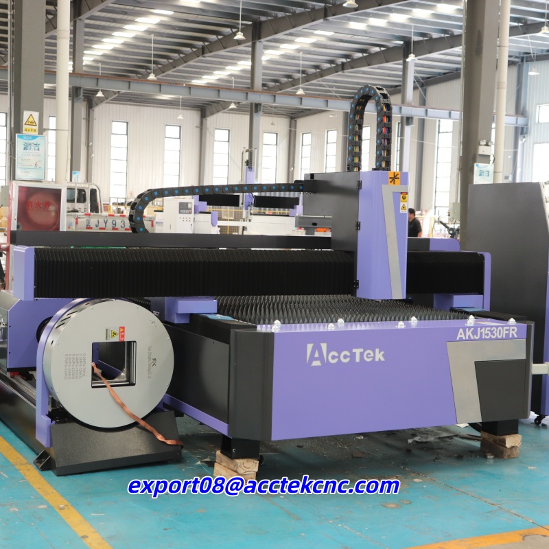 低価格ファイバーレーザー切断機、回転装置付きガントリー式自動 - Industrial Laser Price のレビューと価格