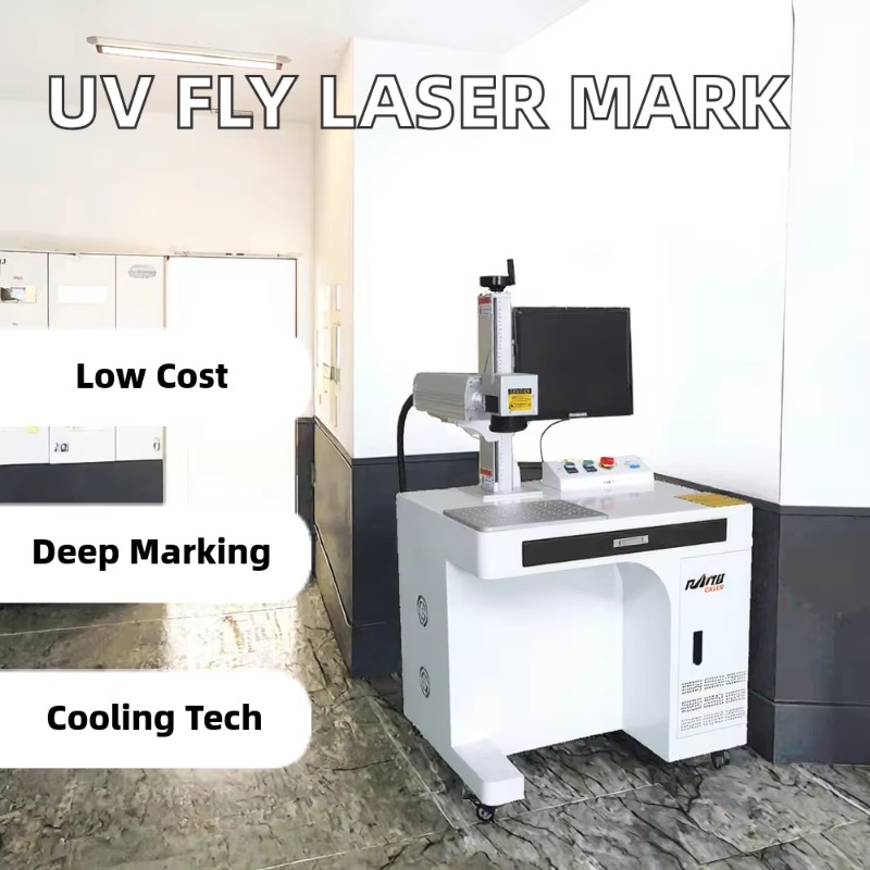 新入荷 UV フライレーザーマーキングマシン プリンター   - Industrial Laser Price のレビューと価格